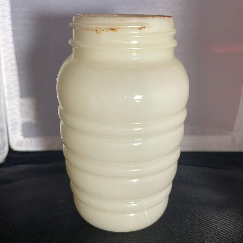 Fire King salt shaker.